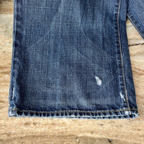 Polo Ralph Lauren Mens Classic Fit Straight Leg Blue Denim Jeans Size 46x32 - Picture 12 of 13